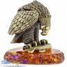 бронзовая фигурка на калининградском янтаре "Орел с Добычей" 1