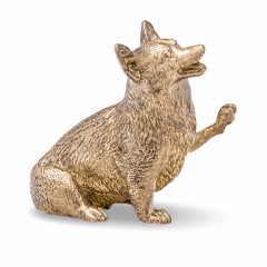 статуэтка "Собака Корги - Привет"