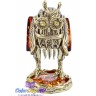 фигурка из бронзы со вставками янтаря "Сова Стимпанк" 2