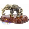фигурка с калининградским янтарем "Бирманский Слон" 1