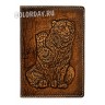 обложка на паспорт "Медведь"