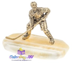 статуэтка "Хоккеист на Льду"
