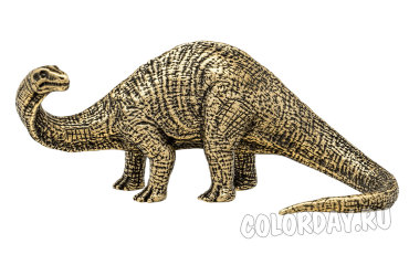 статуэтка "Динозавр - Бронтозавр"