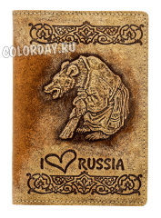 обложка на паспорт "I Love Russia"