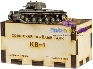 модель танк "КВ-1 Клим Ворошилов" (1/100)