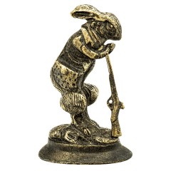 статуэтка "Заяц Охотник"