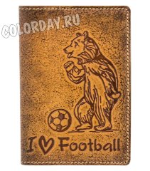 обложка на паспорт "Я Люблю Футбол"