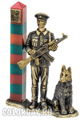 статуэтка "Пограничник с Собакой"
