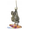 бронзовая статуэтка на янтаре Рыцарь Всадник с Копьем 5