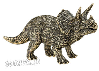 статуэтка "Динозавр - Трицератопс"