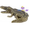 бронзовая статуэтка Зубастый Крокодил 4