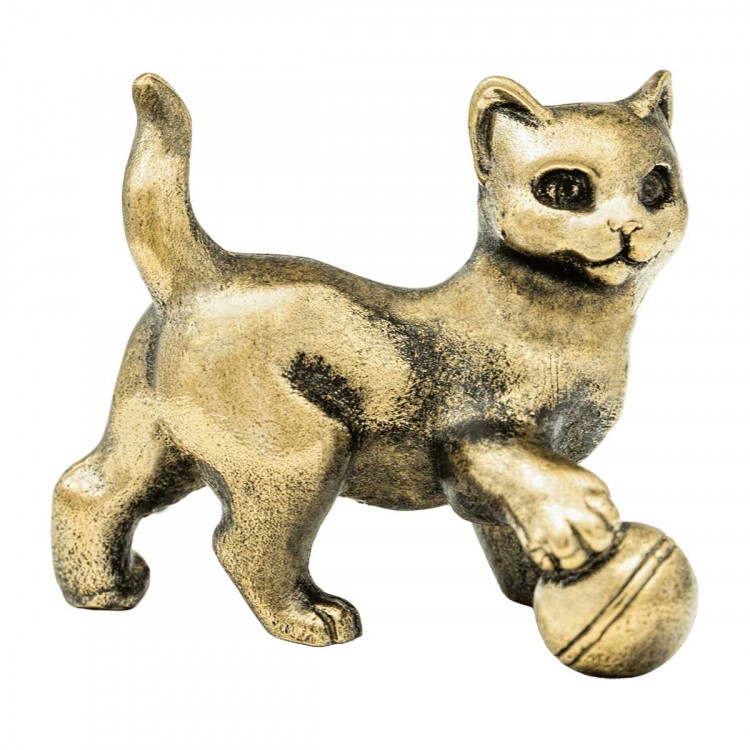 статуэтка "Кошка с Мячом"