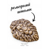 значок "Лев - Голова" (штамп, латунь)