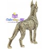 бронзовая статуэтка порода собаки "Дог" 2