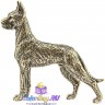 бронзовая статуэтка порода собаки "Дог" 4
