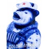 фарфор статуэтка Русский Медведь авторская Гжель